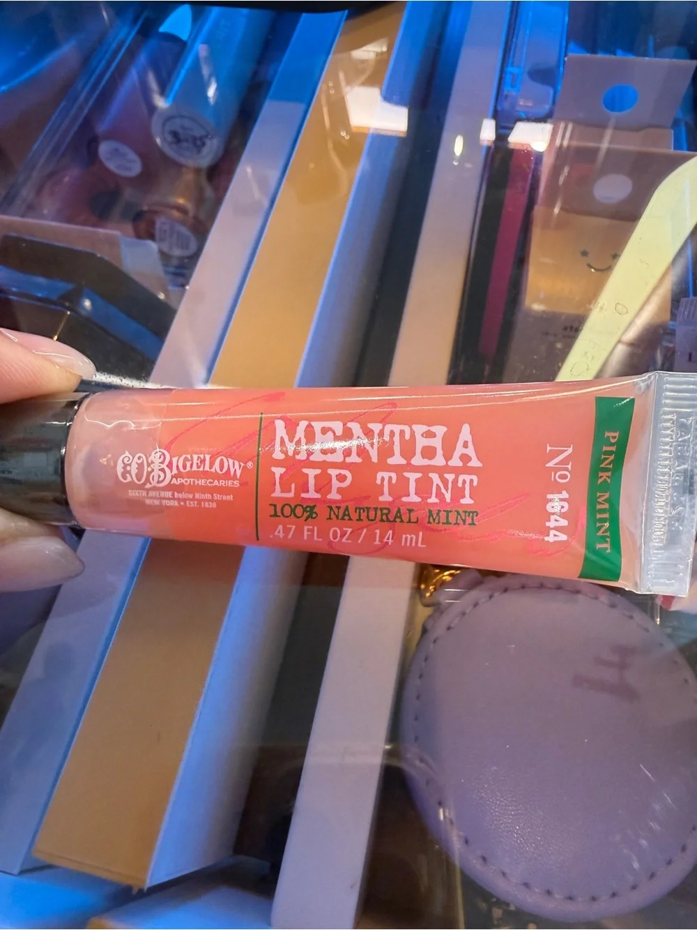Bath & Body Works Pink Mint Lip Tint Gloss Tube